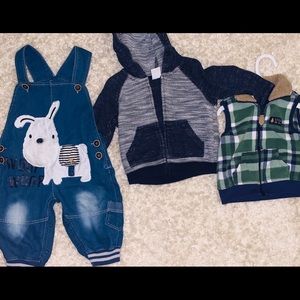 Lot of three cute boy pieces. size 12 mo like new